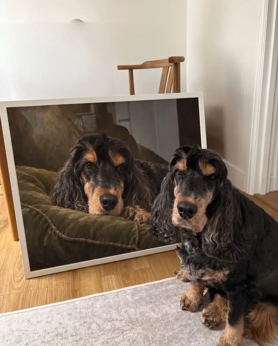 Customer portrait photograph