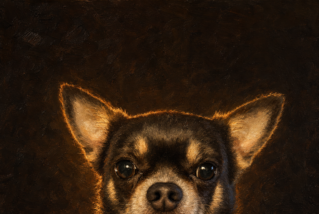 Adore pet portrait example