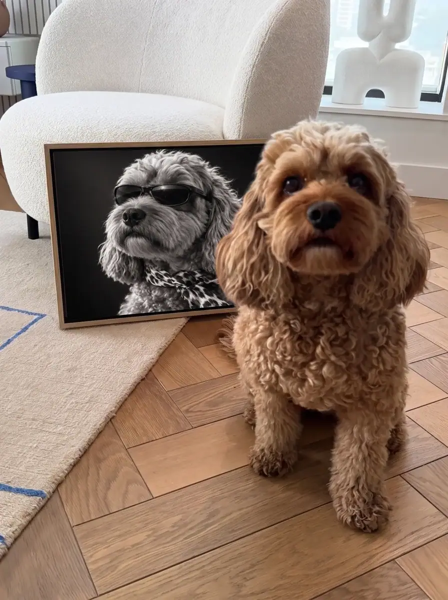 Customer portrait photograph