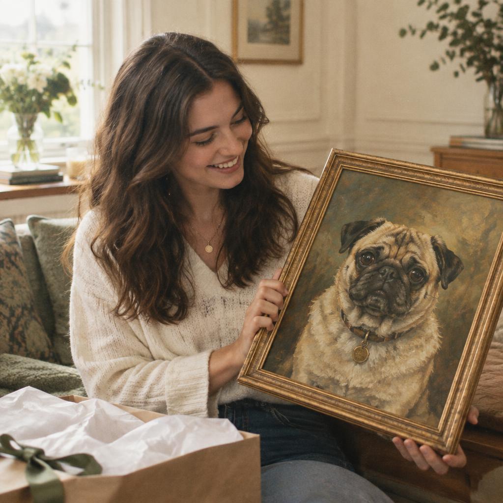 Daniel W.'s pet with their portrait